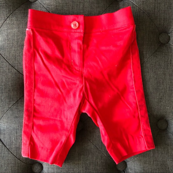 NWT Janie and Jack Cherry Red Tuxedo Pants, Baby 3-6 Months - Picture 3 of 14